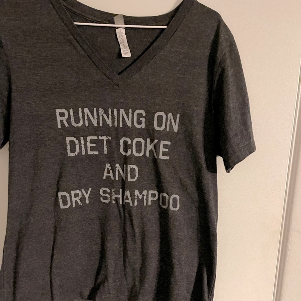 Large Ladies Tee “Running on Diet Coke”
